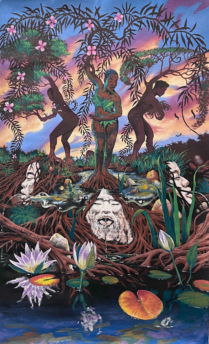 The Spirit of Water (Poster) by Walt Wali Neil 