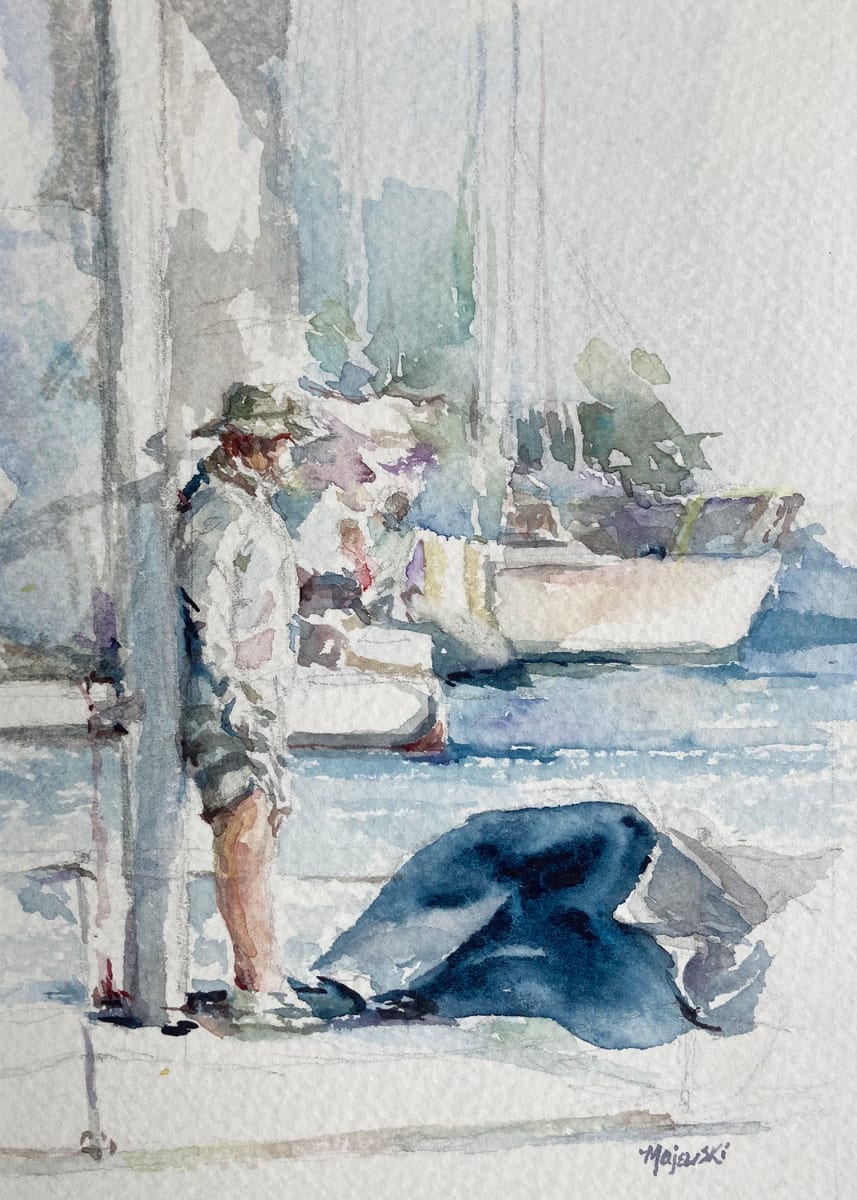 Before the Race by Carolyn Majewski 
