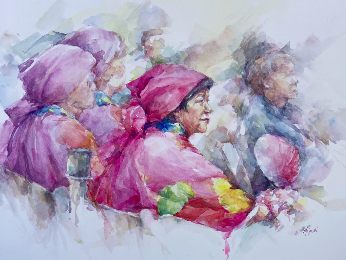 Festival Performers / Next Up by Carolyn Majewski  Image: Best in Show (Golden Callus Award ) in the 60th Annual Members Exhibition of the Hawaii Watercolor Society.