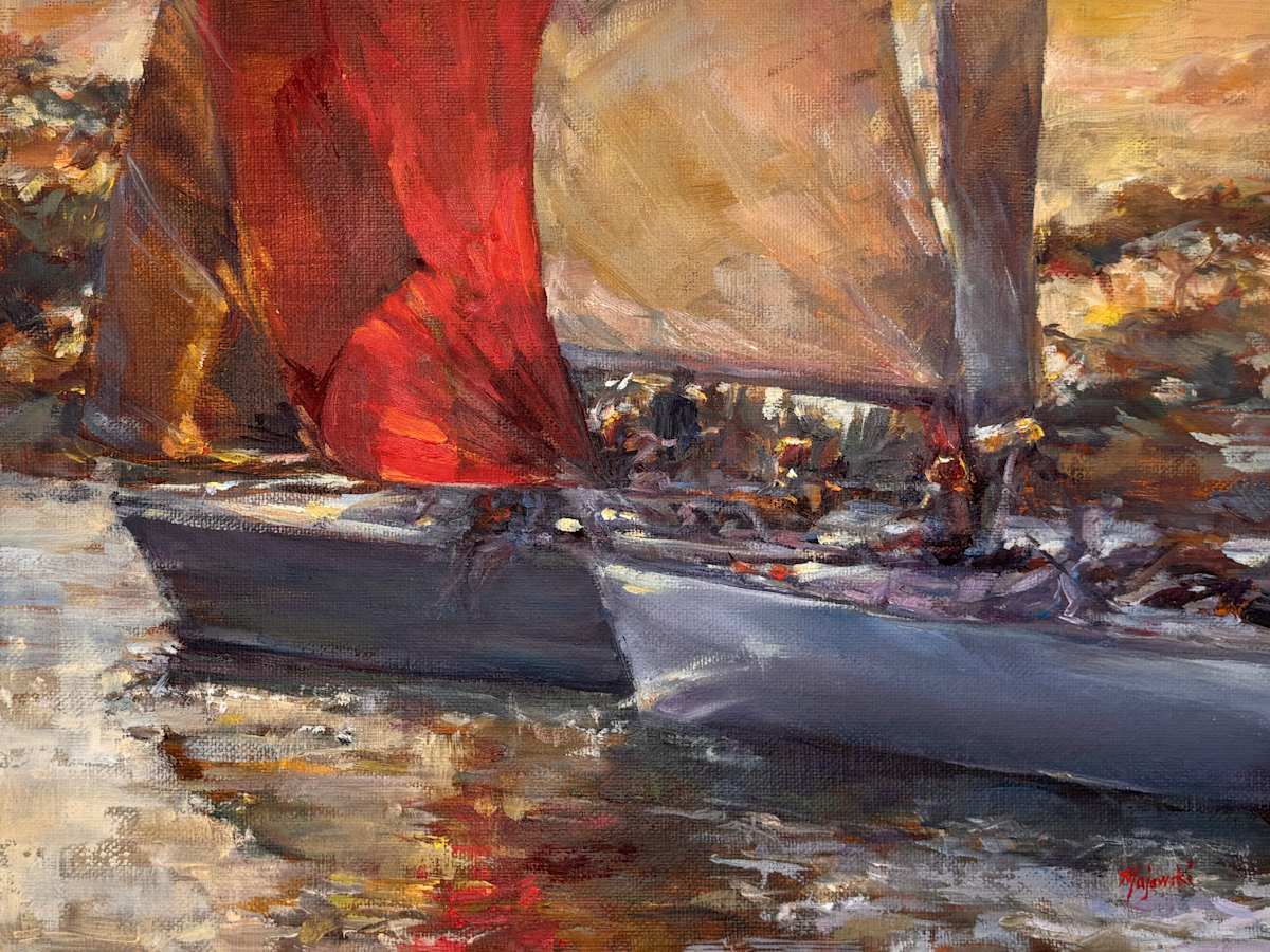 Friday Night Race by Carolyn Majewski 