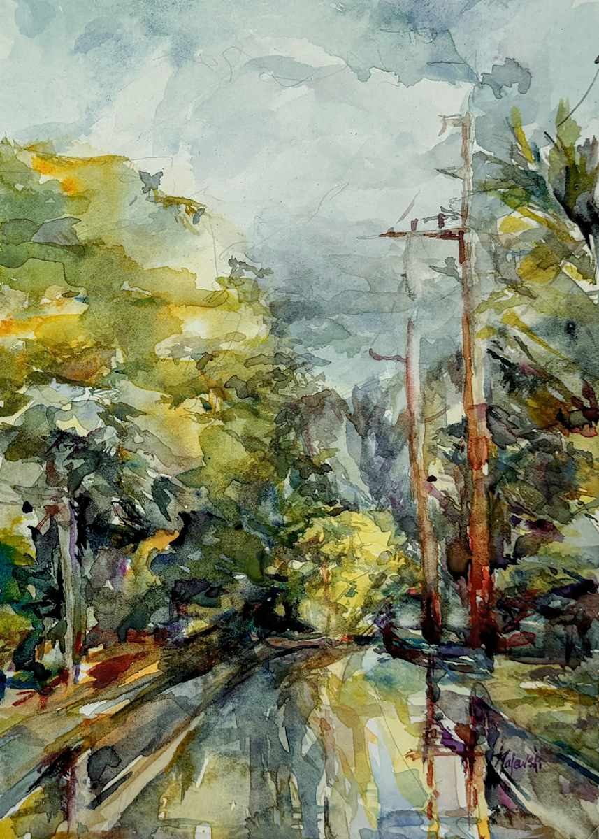Rainy Drive: Kaneohe by Carolyn Majewski, Image 1.