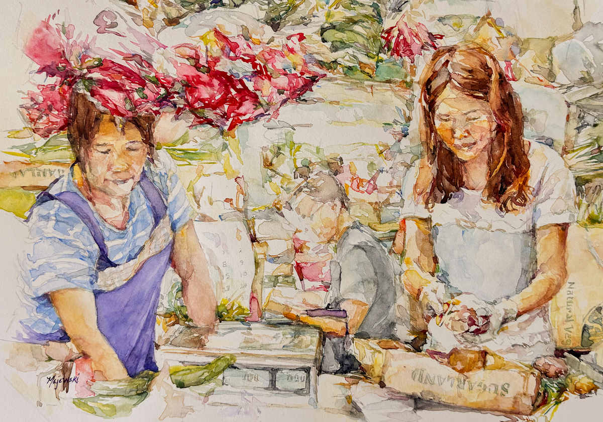 Marketplace/ Chinatown by Carolyn Majewski, Image 1.