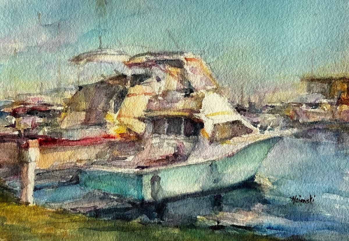 In the Harbor by Carolyn Majewski 