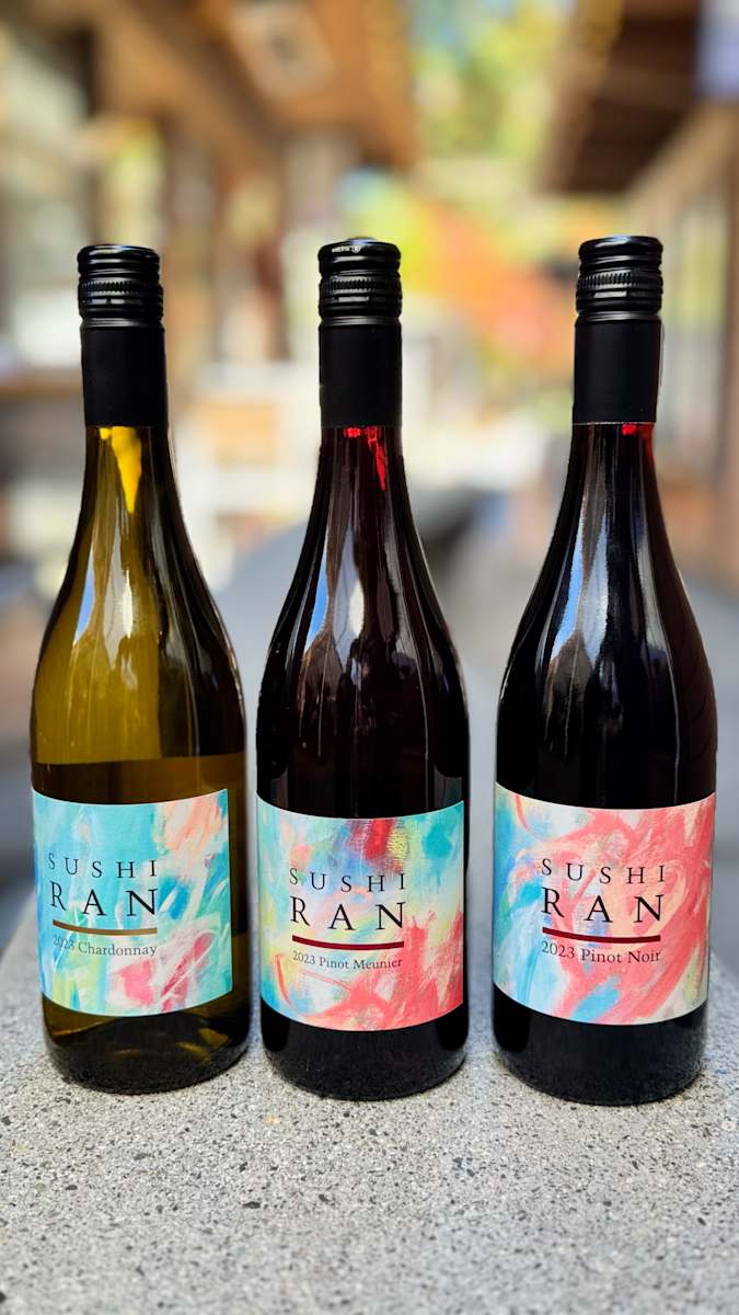 Sushi Ran Wine Labels by Suzie Buchholz 