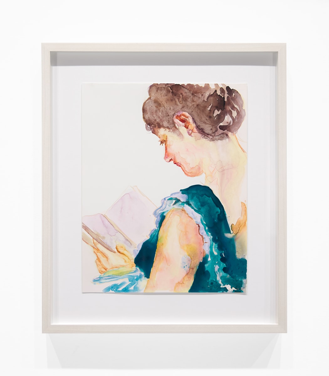 Study for "Blue Dress" by Angela Fraleigh 