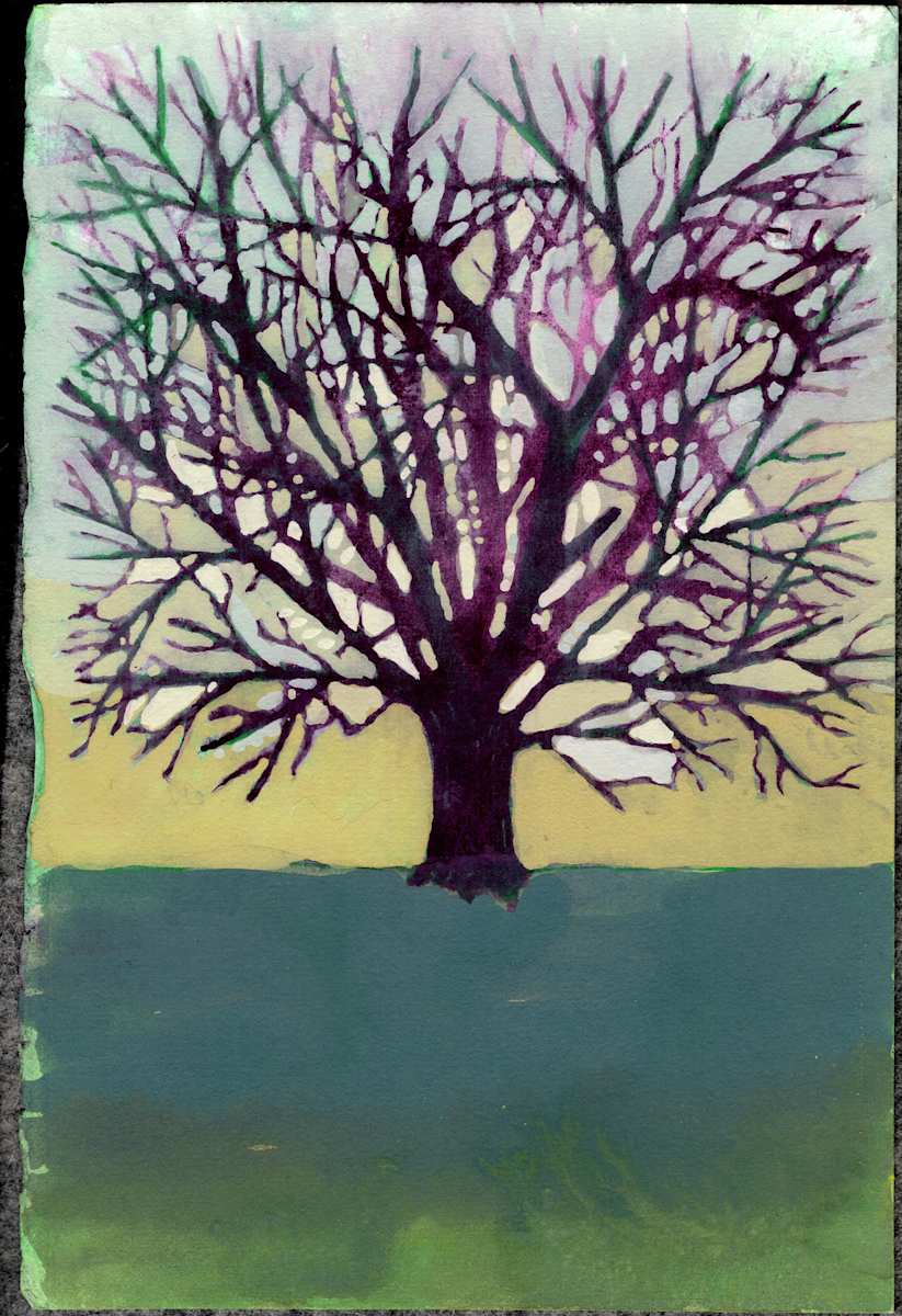 Backyard Tree — Study, Image 1.