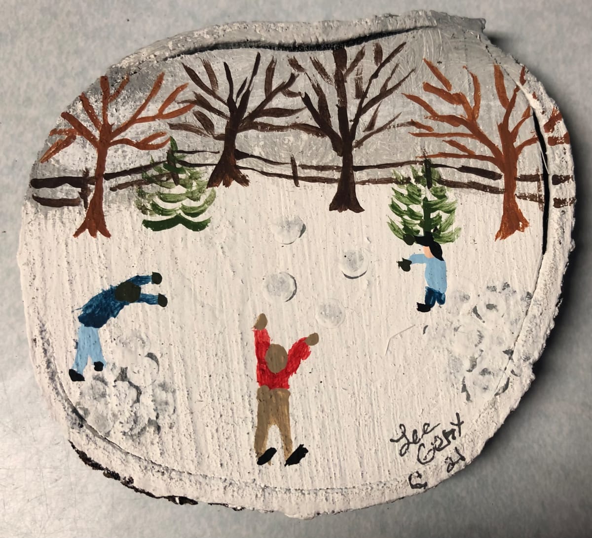 The SnowBall Fight  Image: The Snowball Fight