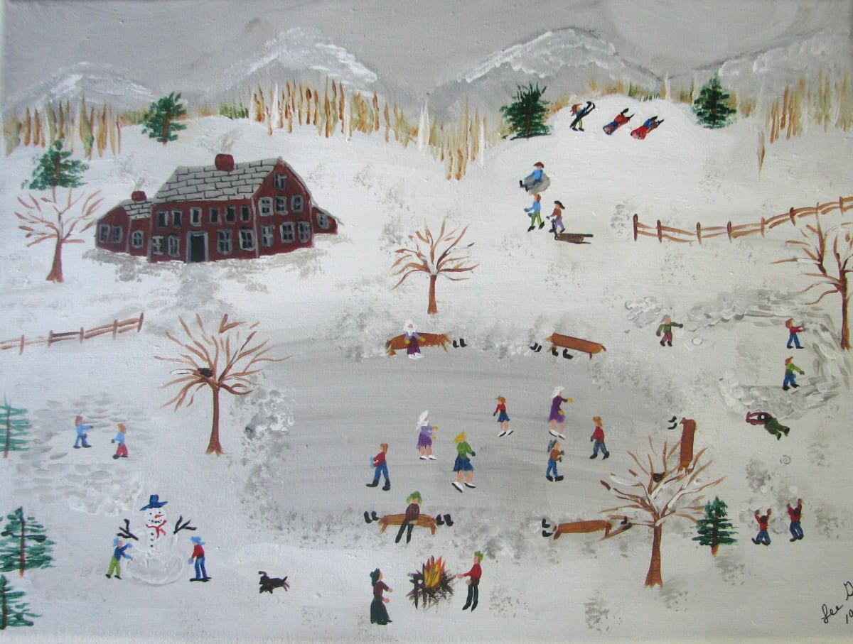 Skating on Silver Lake 