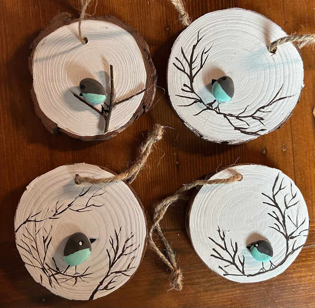 4 Light Bird - Single -  Wooden Blocks by Lee Gray 