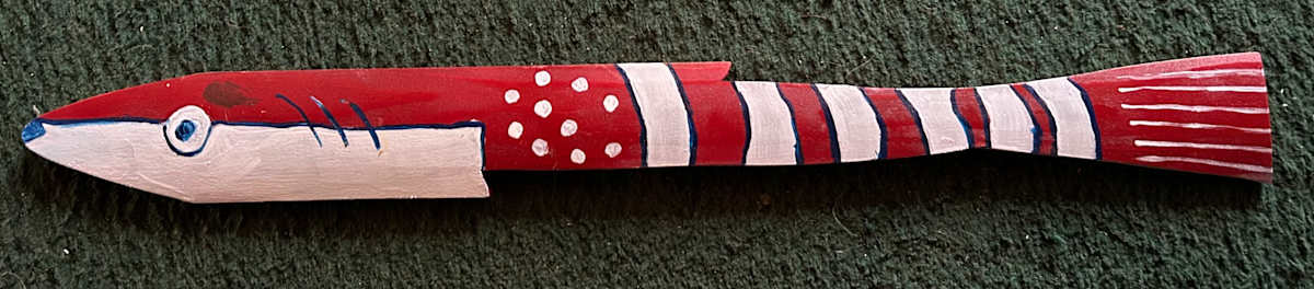 Red,White and Blue Fish - 2 by Lee Gray 