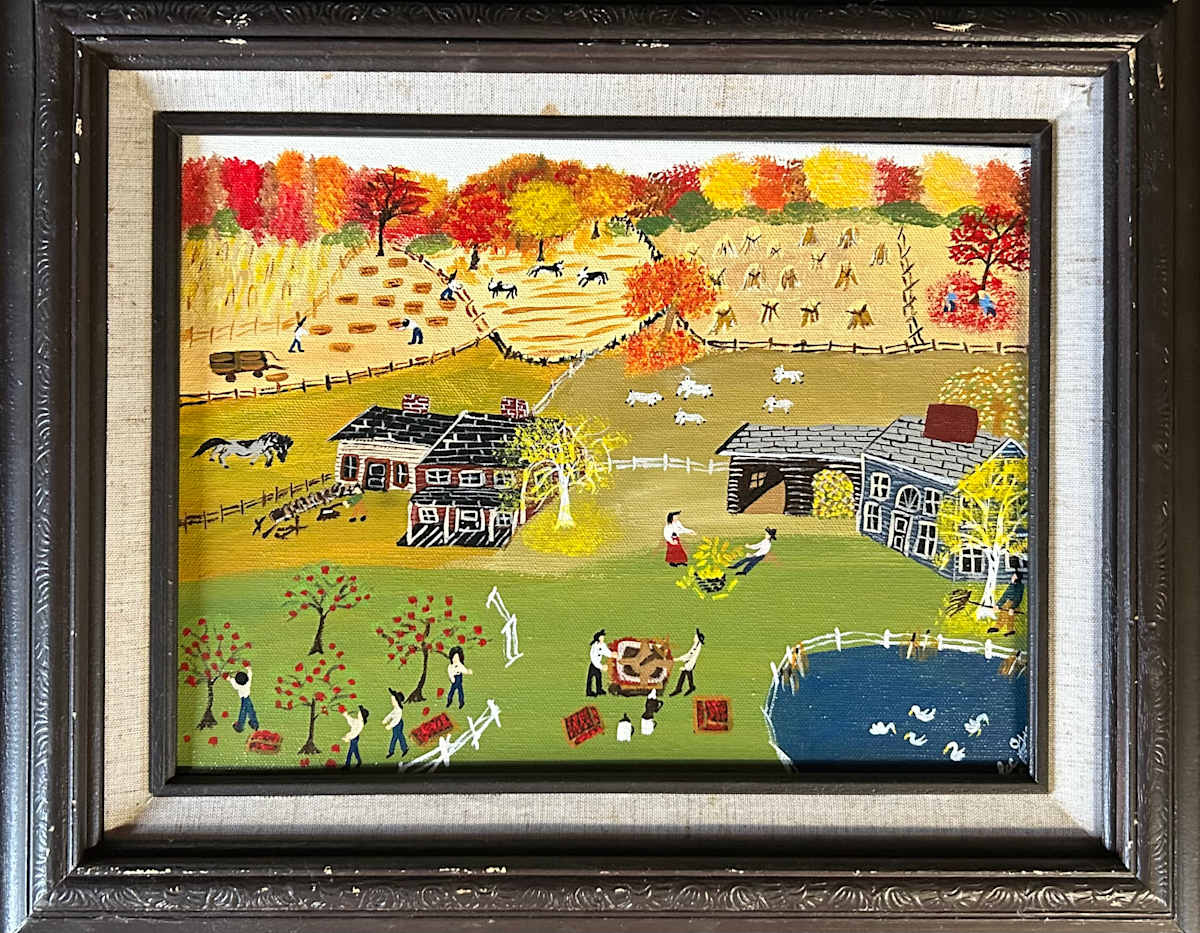 Cider Pressing Days by Lee Gray 