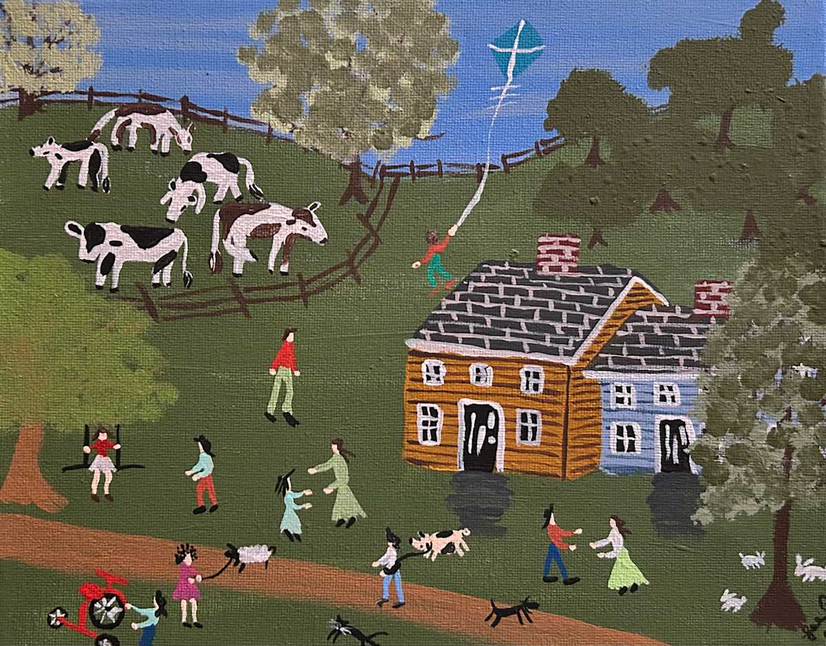 The Pig Is On The Way To The Market by Lee Gray 