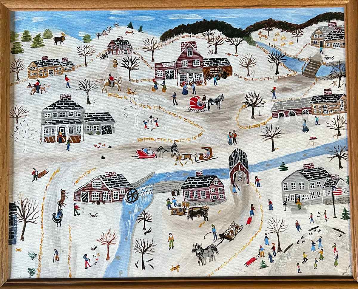 Sleighs and Sleds Everywere by Lee Gray 