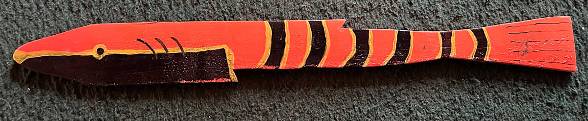 Orange,Black and Yellow Fish - 1 by Lee Gray 