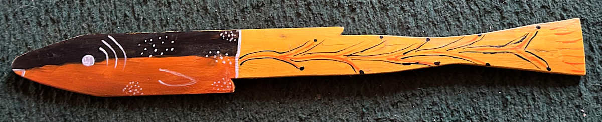 Orange, Black, Yellow Fish -  3 by Lee Gray 