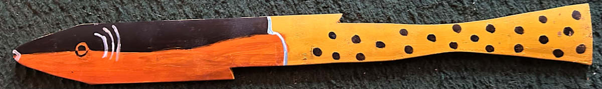 Fish #4 - Orange,Yellow,Black , White by Lee Gray, Image 1.