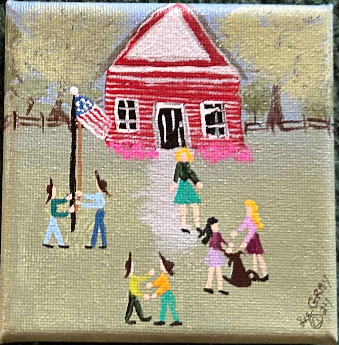Children At School by Lee Gray, Image 1.