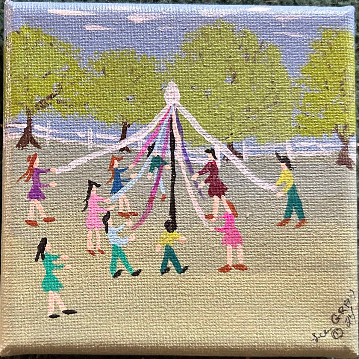 Around The May Pole We Go by Lee Gray 