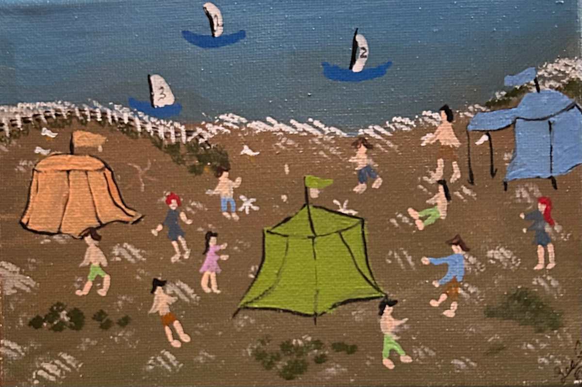 A Day At The Beach by Lee Gray 