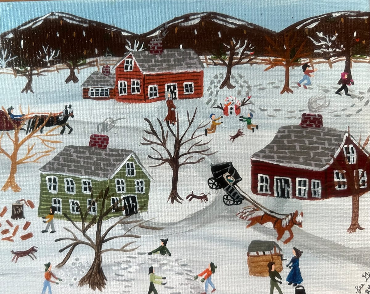 Tracks In The Snow by Lee Gray 