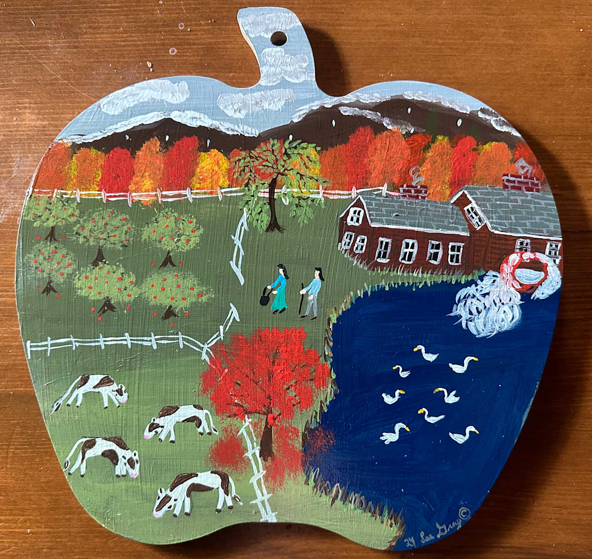 Going To Pick Apples by Lee Gray 