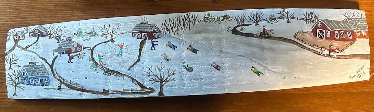 Building Snow Forts by Lee Gray 