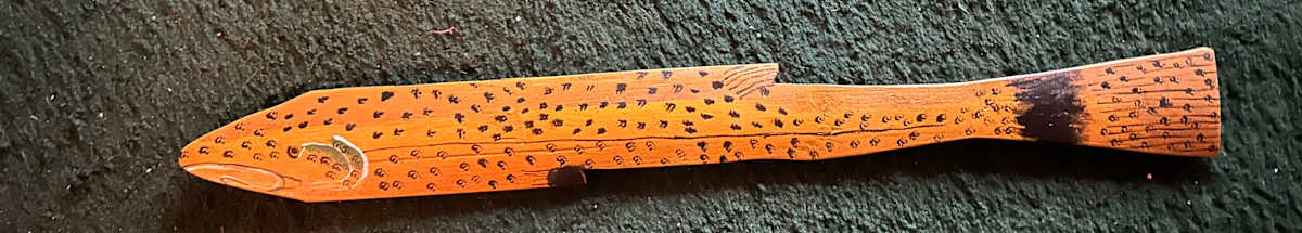 Brown Trout - Wooden Fish by Lee Gray, Image 1.