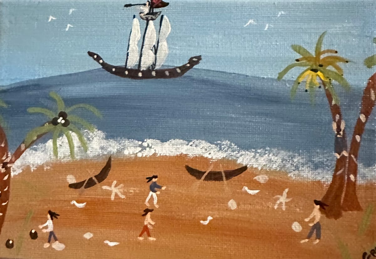 Collecting Coconuts by Lee Gray 