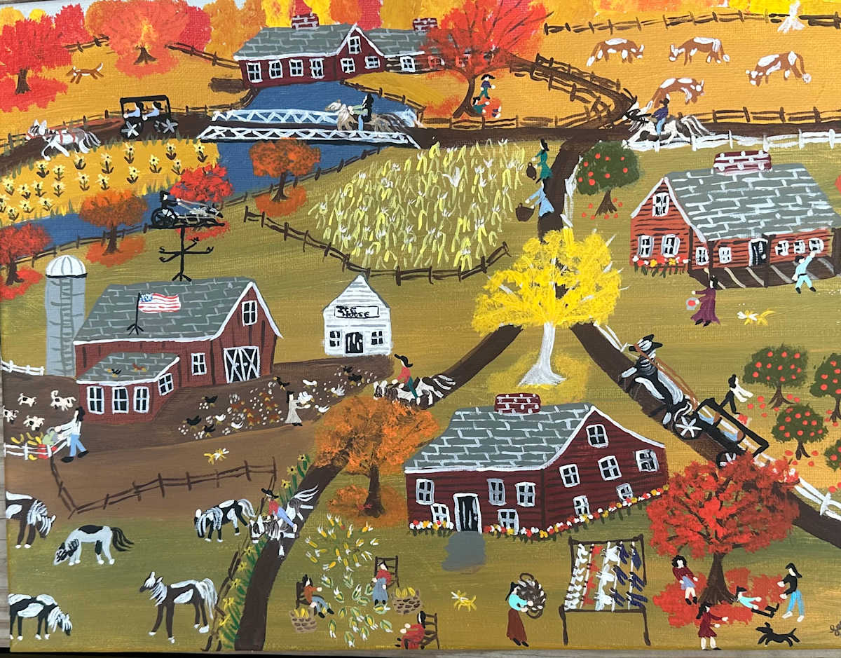 Shucking The Corn by Lee Gray, Image 1.