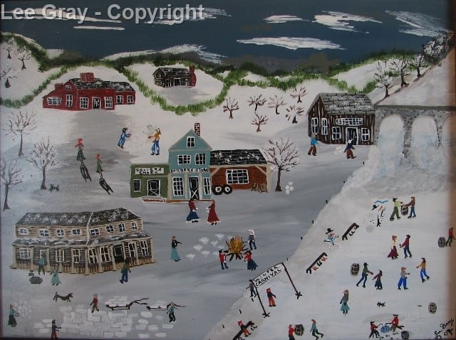 The Winter Carnival - Greeting Card, Image 1.