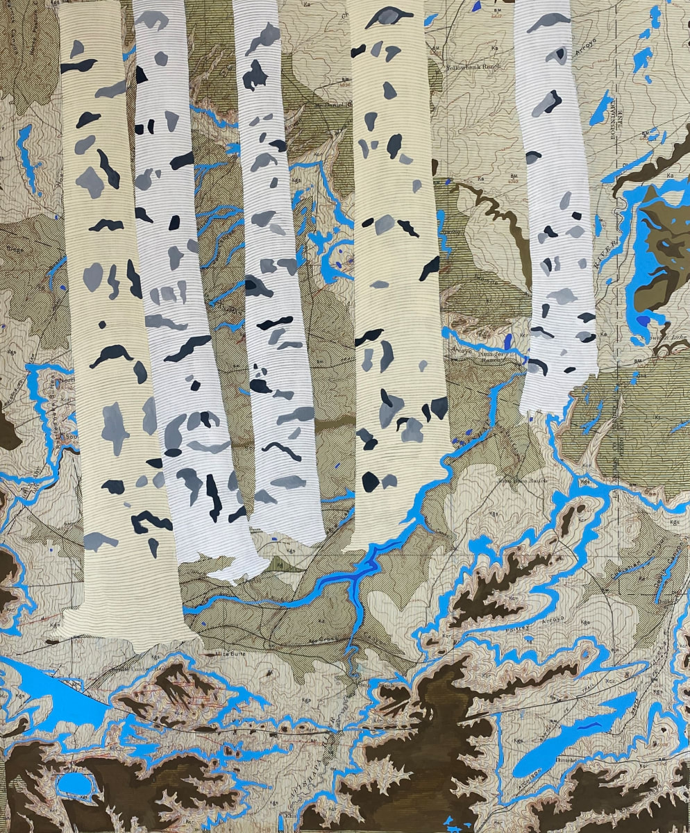 ASPEN MAP FOR UTAH by Meredith Nemirov, Image 1.