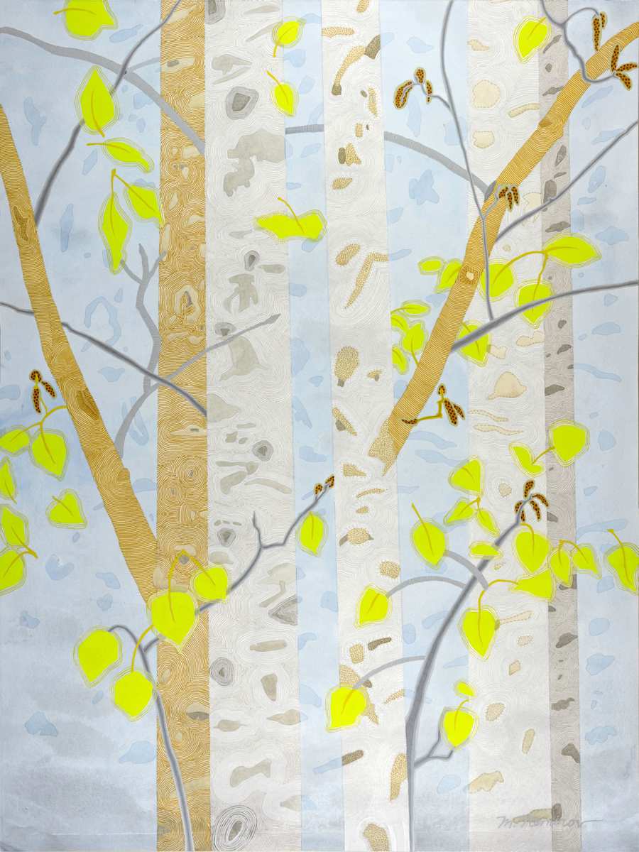 Aspens in Spring by Meredith Nemirov, Image 1.
