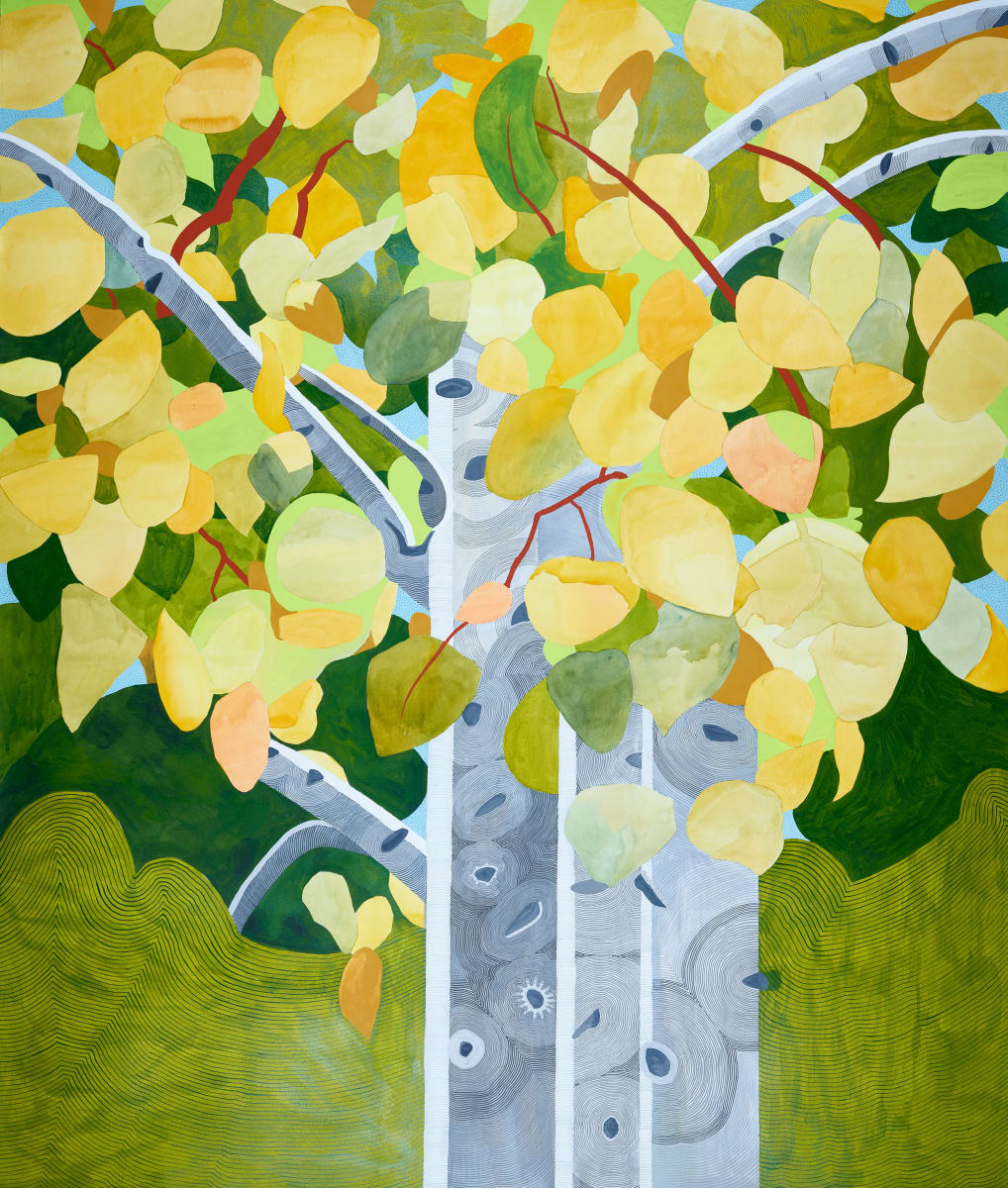Aspens in Autumn 