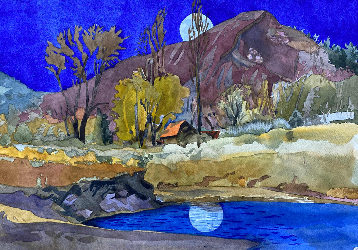 Oxbow Reflection (Las Animas River, Durango) by Meredith Nemirov, Image 1.