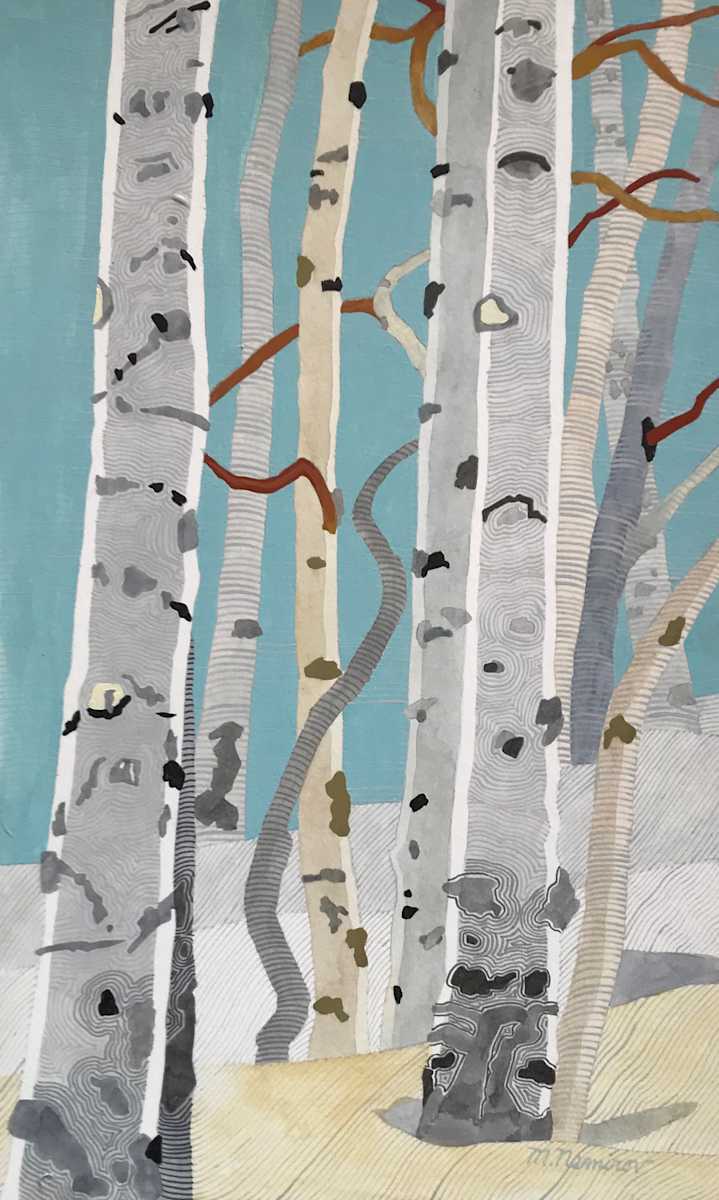 Winter Woods II by Meredith Nemirov 