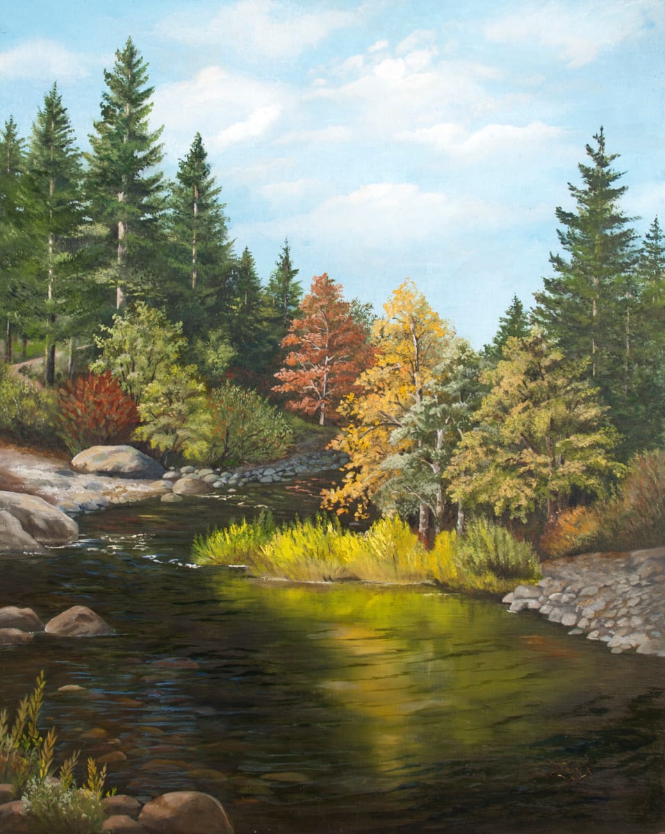 Autumn on Molalla River, Image 1.