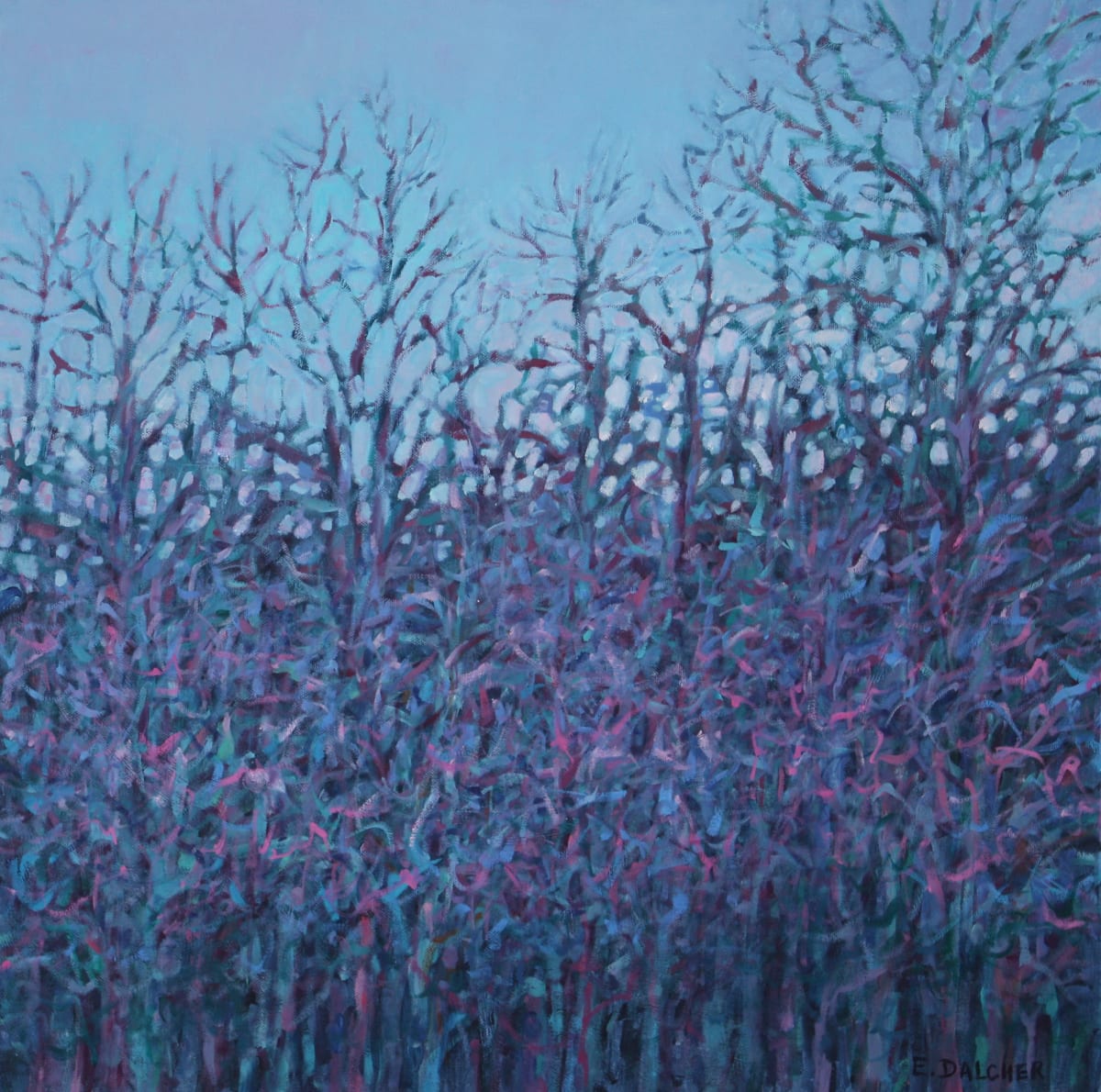 Dawn Thicket by Elaine Dalcher  Image: Dawn Thicket: Blue