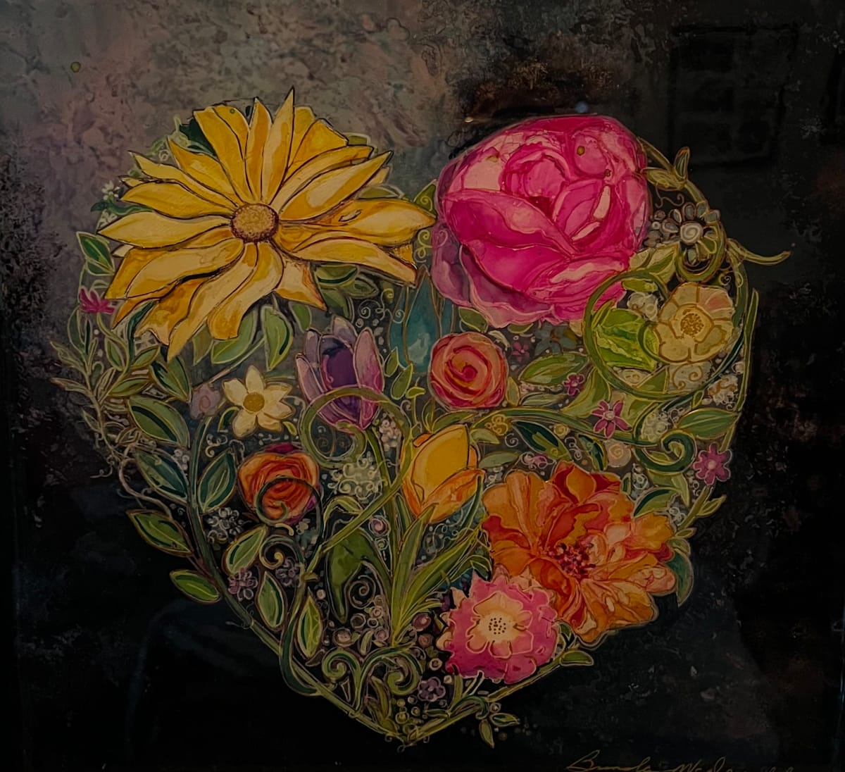 Blooming Heart by Brenda McDougall  Image: Blooming Heart