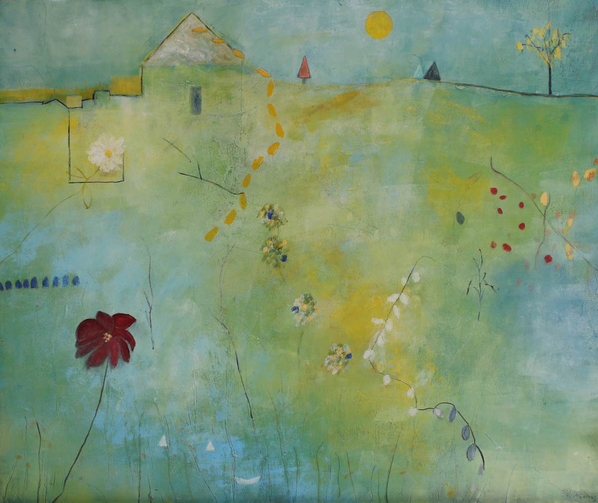 Blue Mist in the Valley by Helen DeRamus, Image 1.