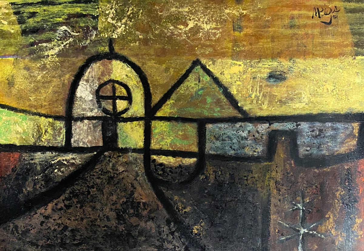 Landscape with Church by Walter Meigs, Image 1.