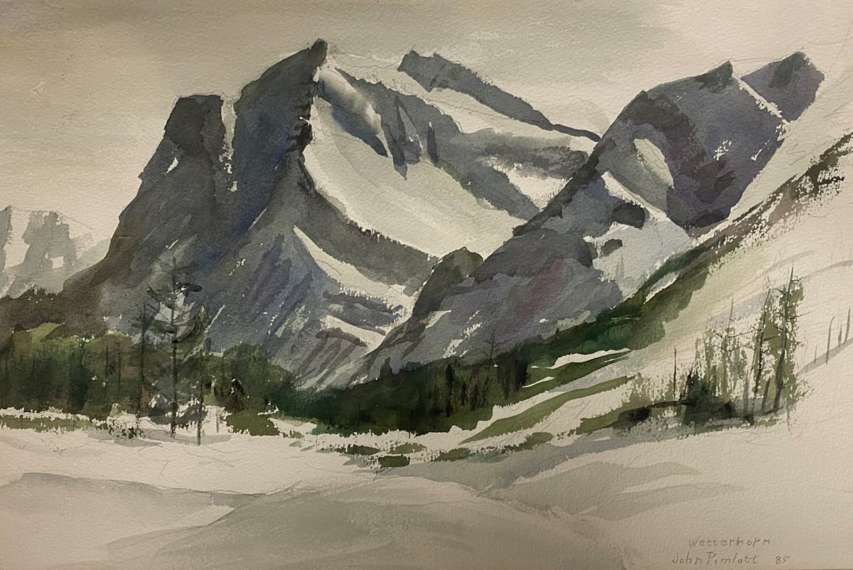 Mountain Wetterhorn by John Pimlott 