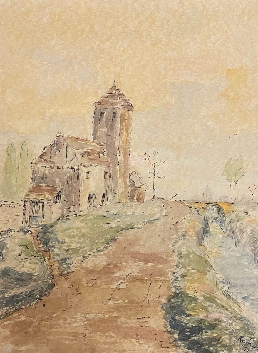 Landscape with Tower by Norma Regnier, Image 1.