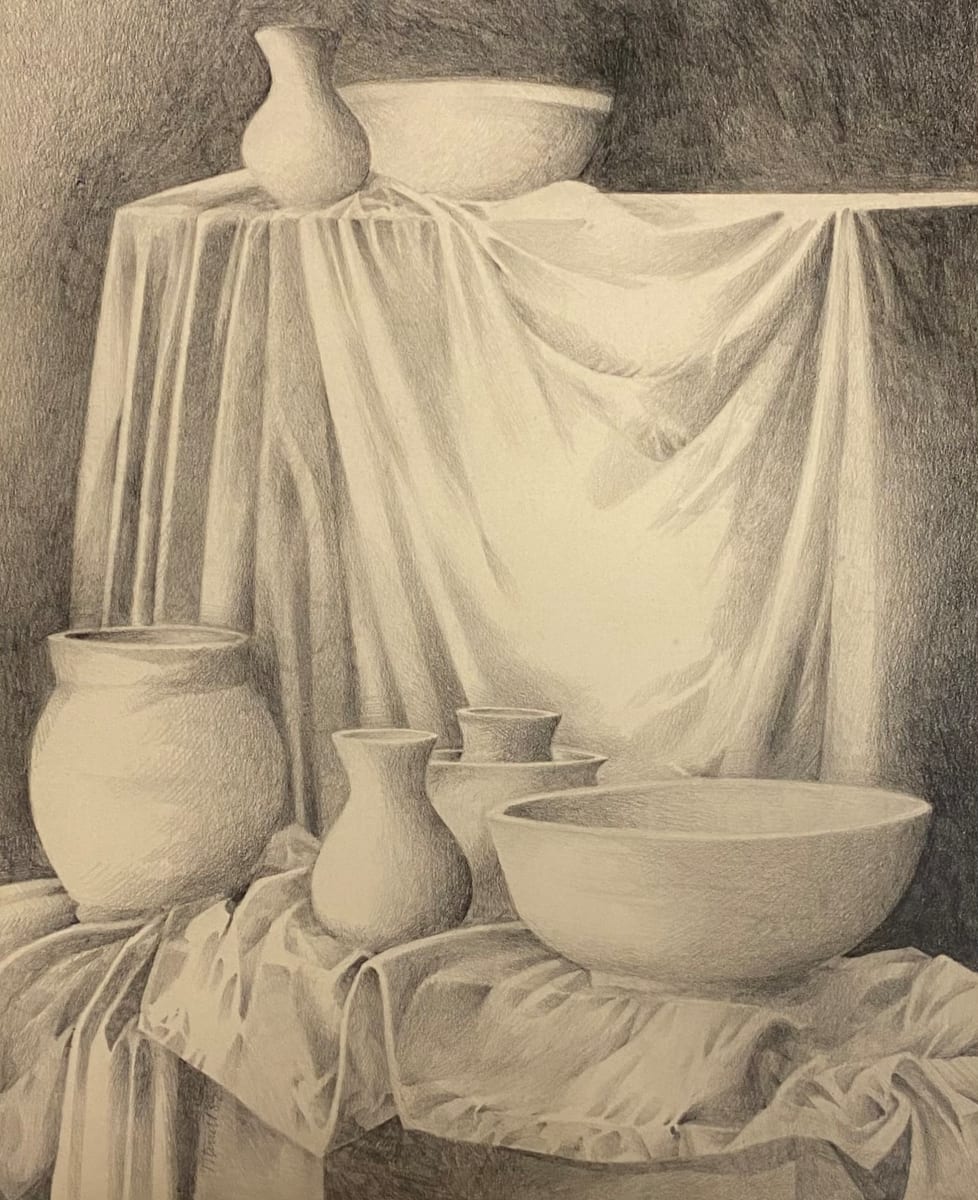 Clay Vessels in Light by Richard Terrell 