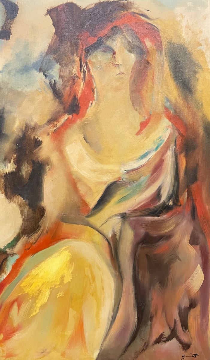 Lonesome Finery  (Portrait of a Woman) by Walter Quirt, Image 1.