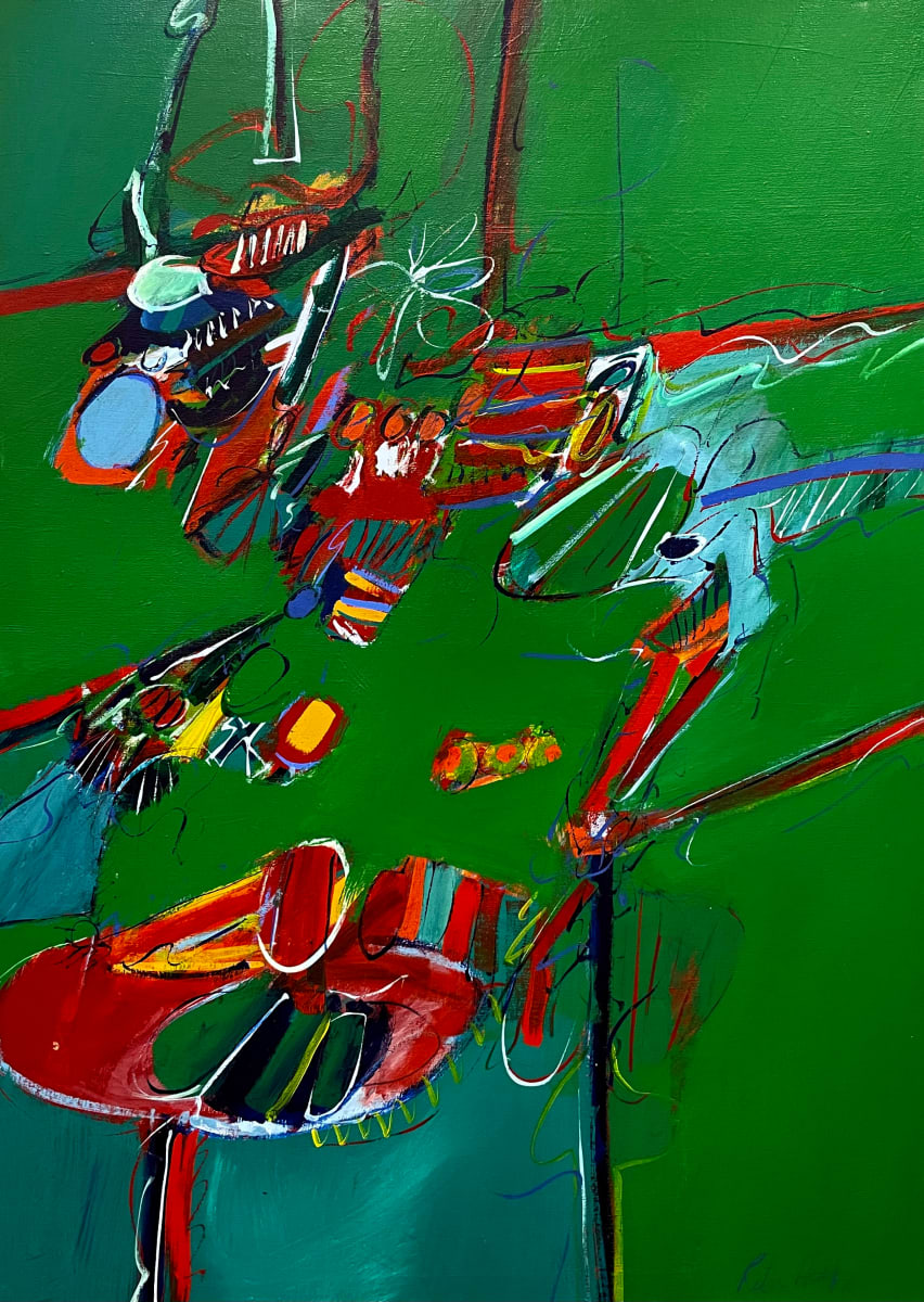 Green Interior #1 by Peter Hill 