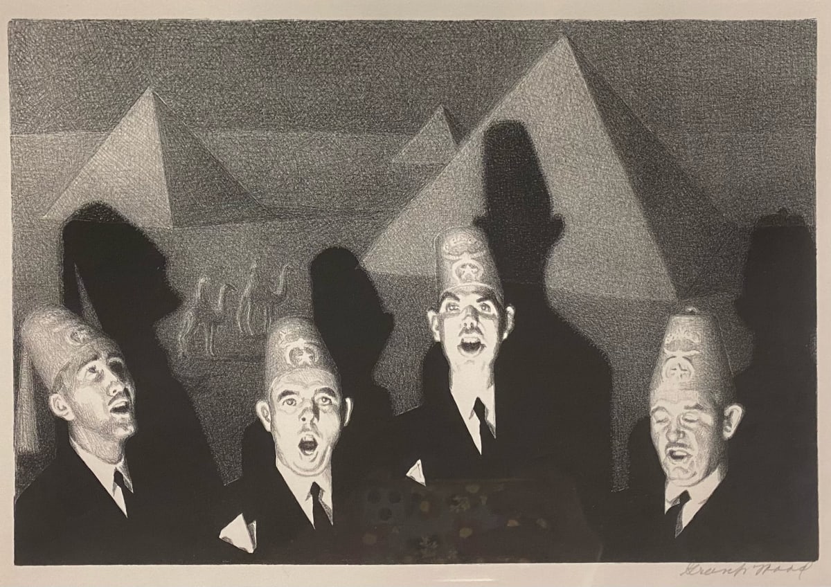 Shrine Quartet by Grant Wood 