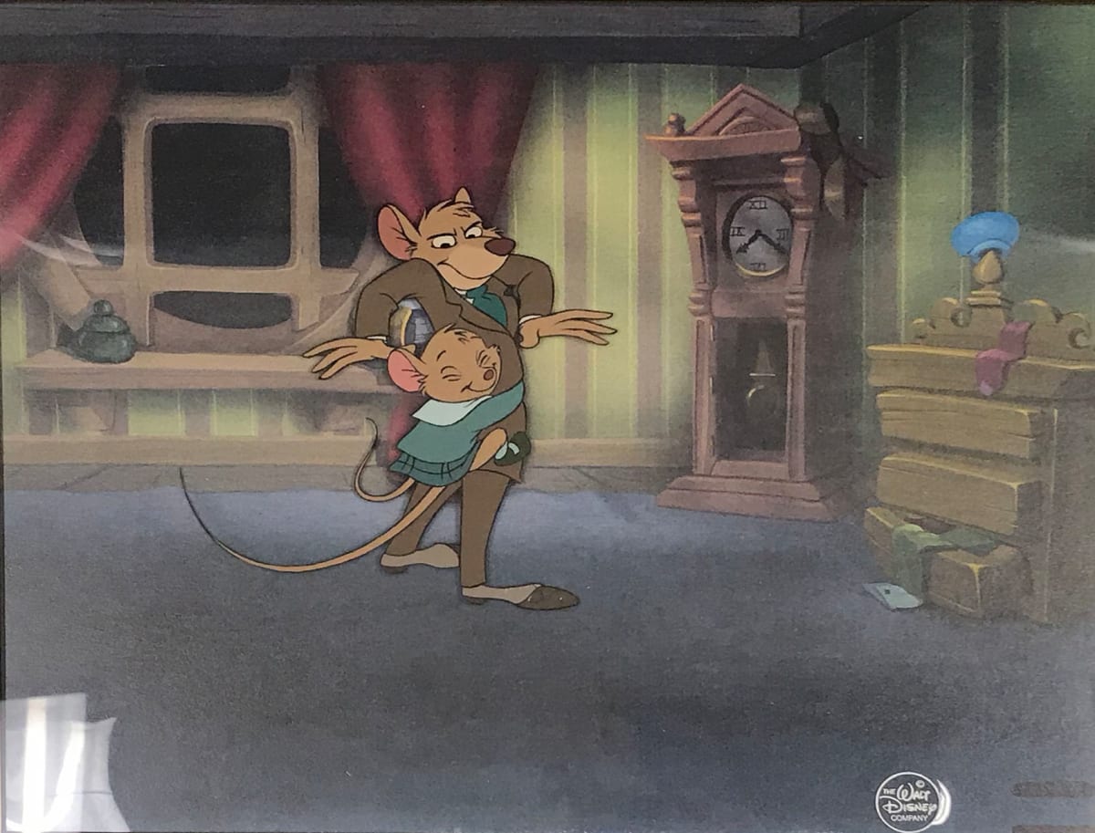 Ratigan and Olivia by Walt Disney Studios 