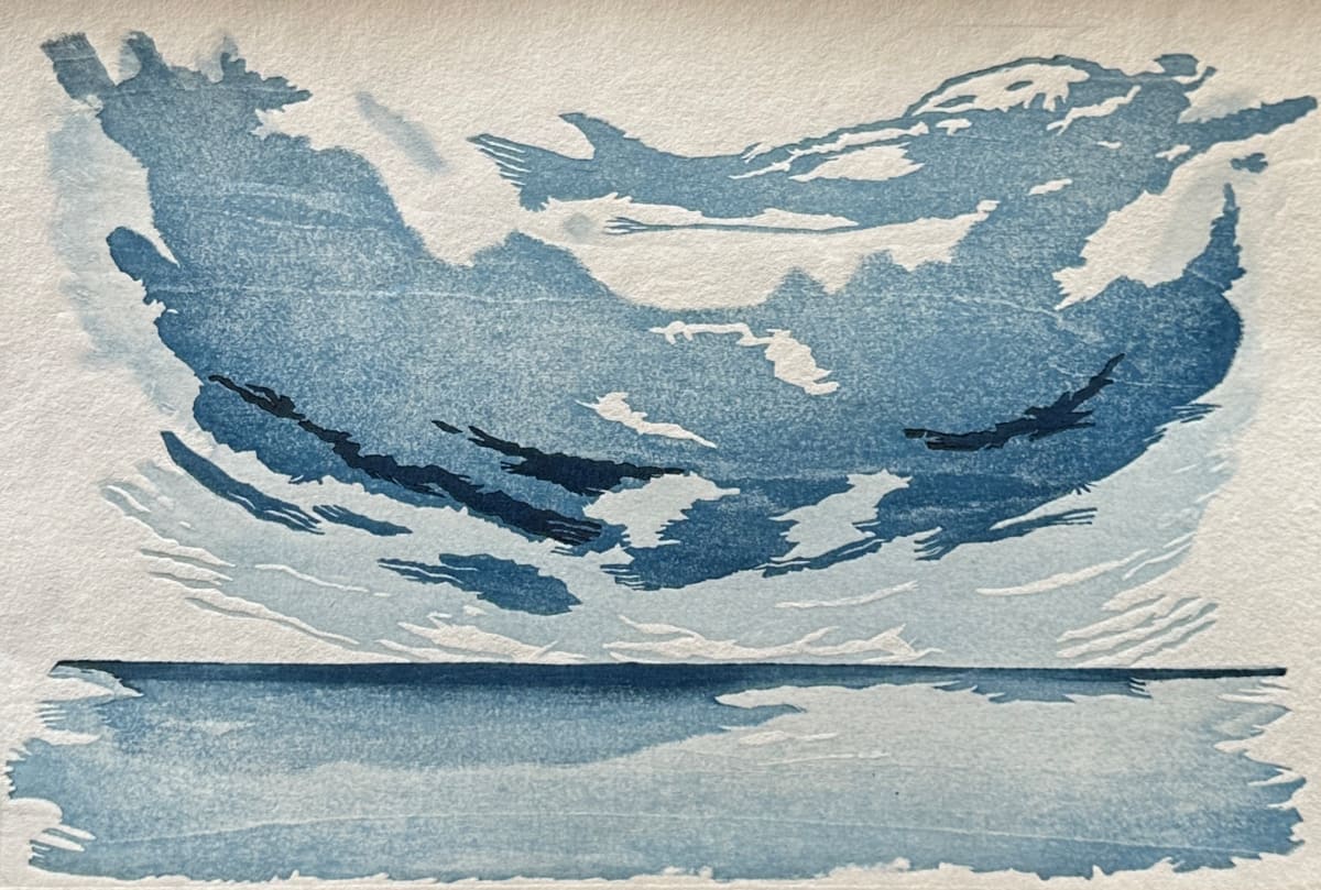 Indigo streaks #1 by Mara Cozzolino, Image 1.