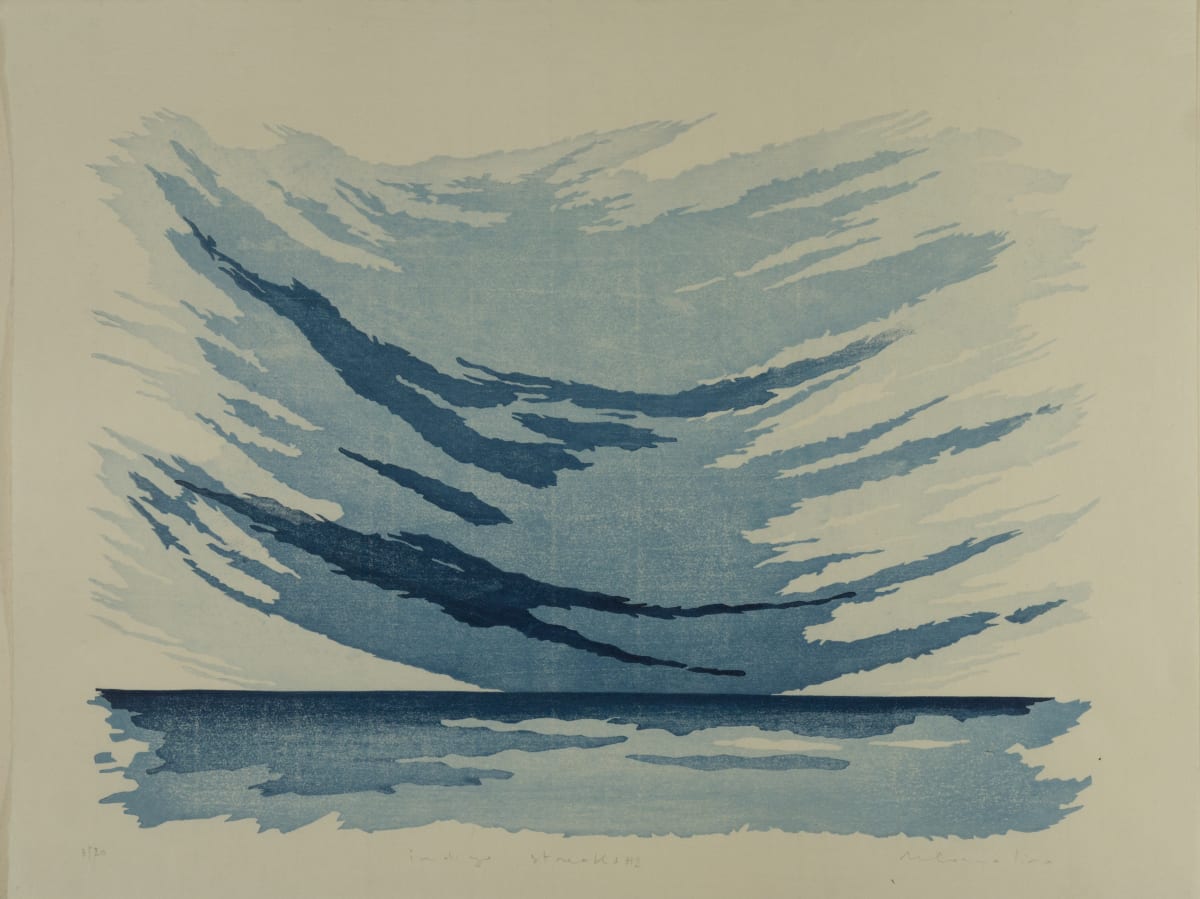 Indigo streaks #2 by Mara Cozzolino 