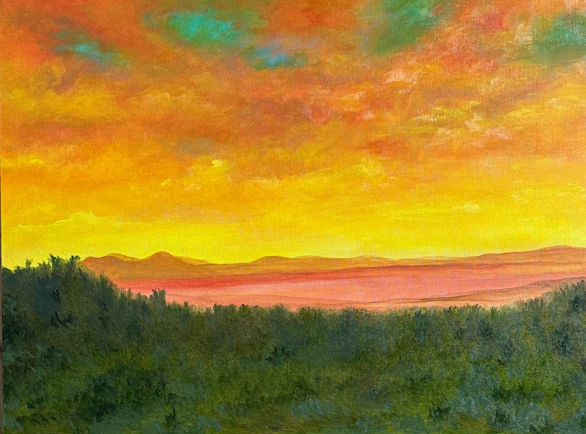 Glowing Veil of Twilight by Alex Wilhite 